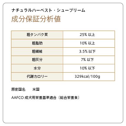 ナチュラルハーベスト・シュープリーム